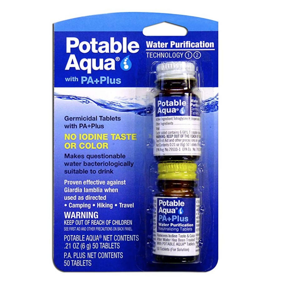 potable aqua purification tablets backpacking water filter review
