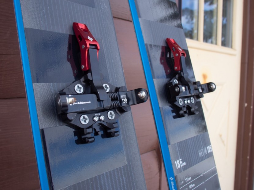 black diamond helio 180 - four springs in a toe piece used to be typical. marker, with the...