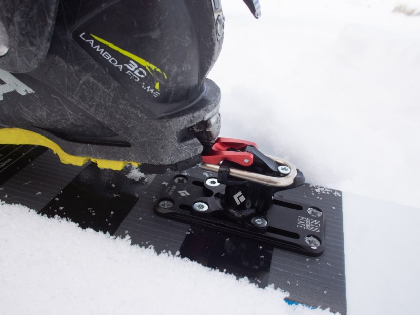 black diamond helio 180 - touring mode on the helio bindings. when you turn the heel piece...