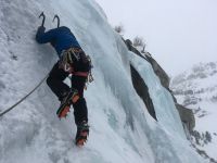 Casting off on lead with the Eiger GV.