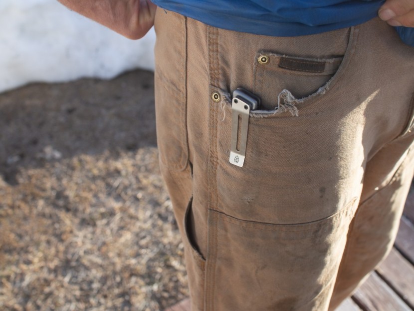 the james brand the chapter - the pocket clip of the chapter is secure. it is also large...