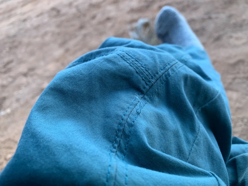 kuhl spire roll-up for women - the sloppy stitching on the spire roll-up might not hold up over time.