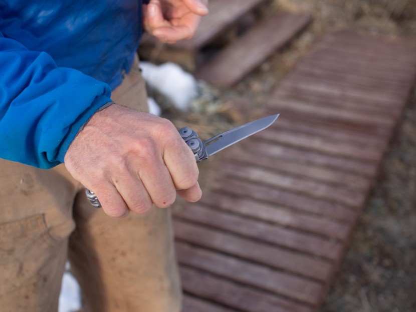 leatherman surge - the surge blade is great, but the handle is super bulky. here a...