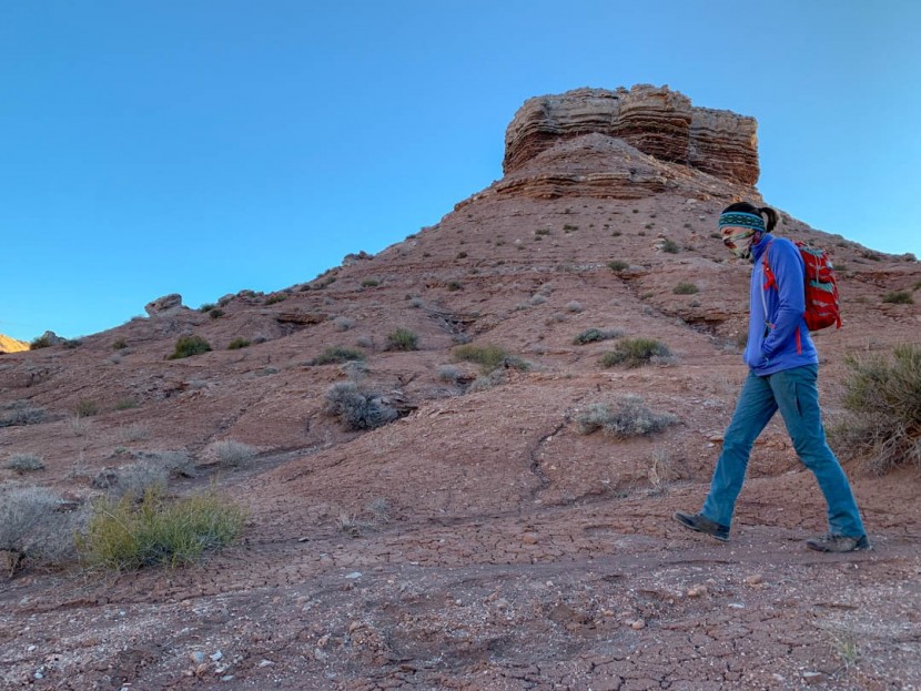 kuhl spire roll-up for women - heading out for a chill and chilly morning desert hike in the kuhl...