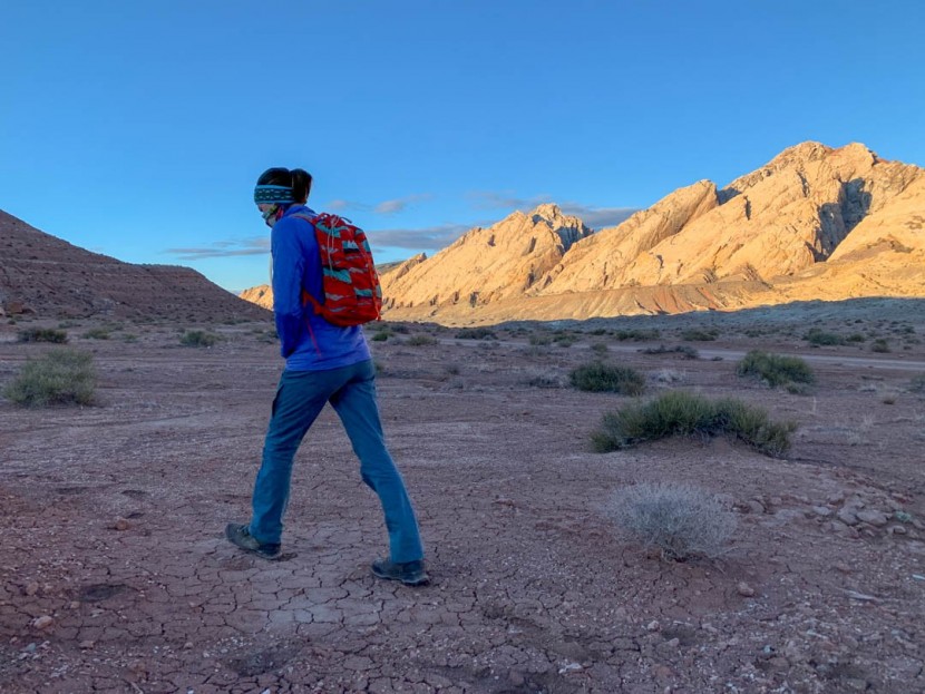 kuhl spire roll-up for women - we took the spire roll-up out on a sunrise hike in the chilly desert...