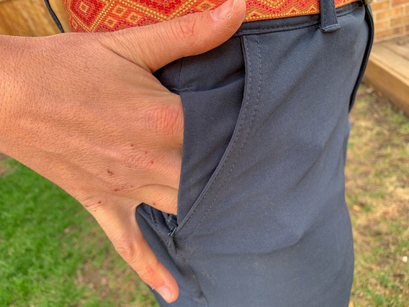 the north face paramount convertible for women - we aren&#039;t quite sure what the point of this small, zippered pocket...