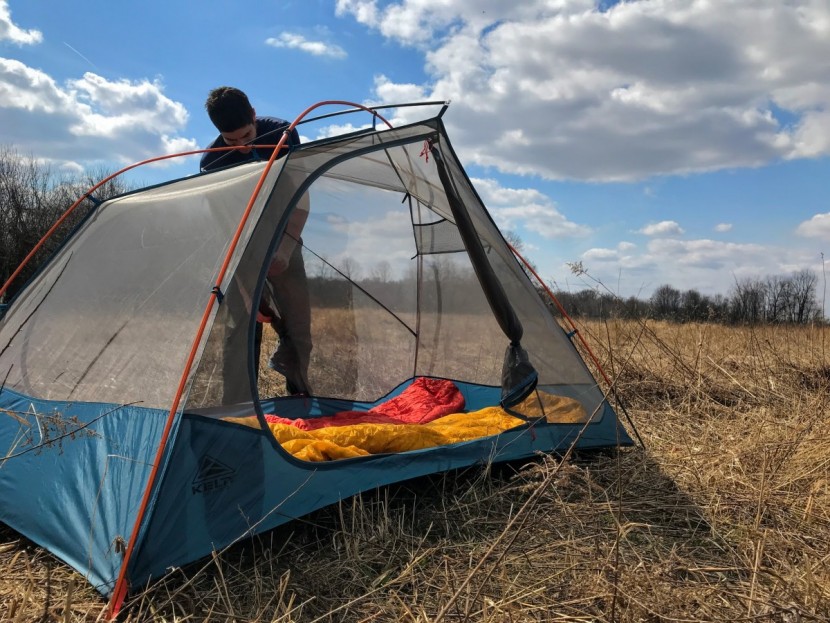 kelty dirt motel 2 - we like this tent for quick trips that are more about relaxing and...
