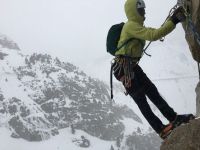 Our testers were happy to climb in this boot from tying in to...