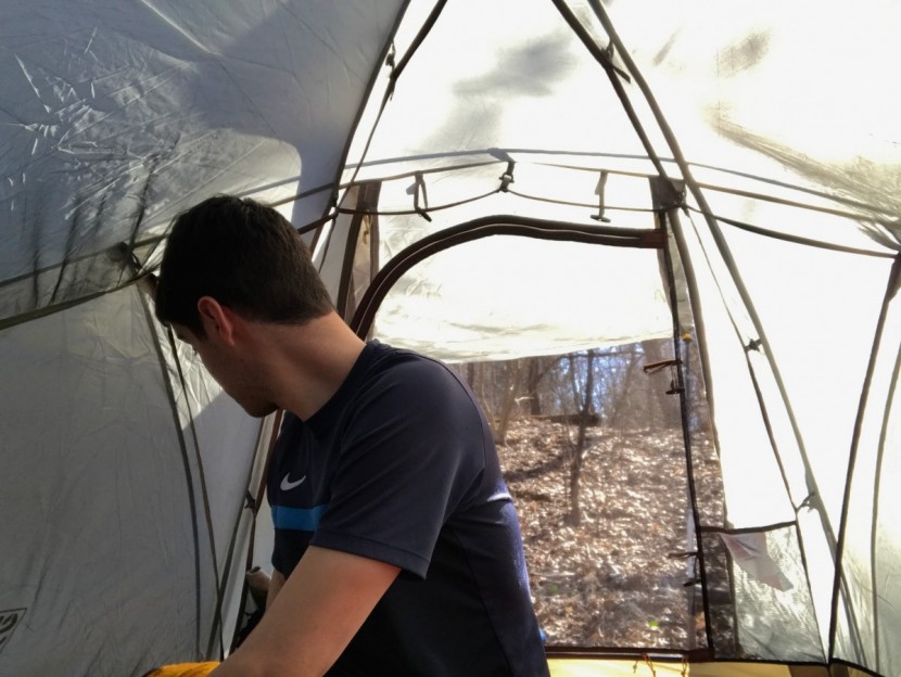 slumberjack nightfall 2 - there is plenty of headroom, even for taller folks.