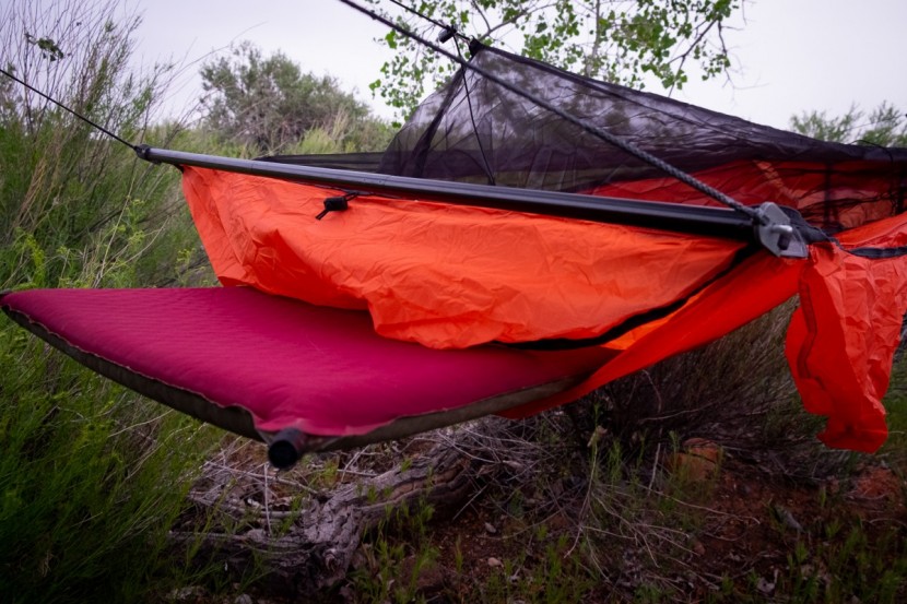 warbonnet ridgerunner - slide in a pad for warmth. you will be able to hammock further into...