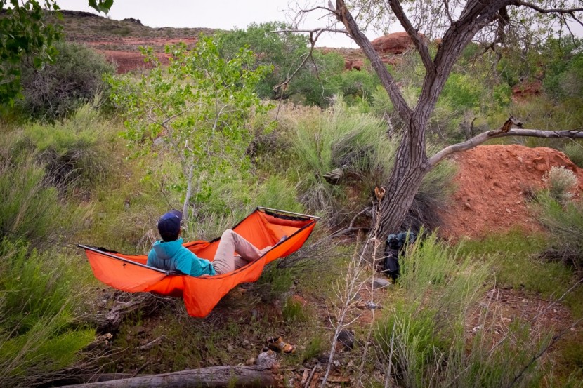 warbonnet ridgerunner - with the bug netting tucked away, you can relax and take in the...