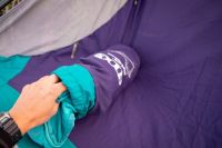 Simply stuff your jacket...