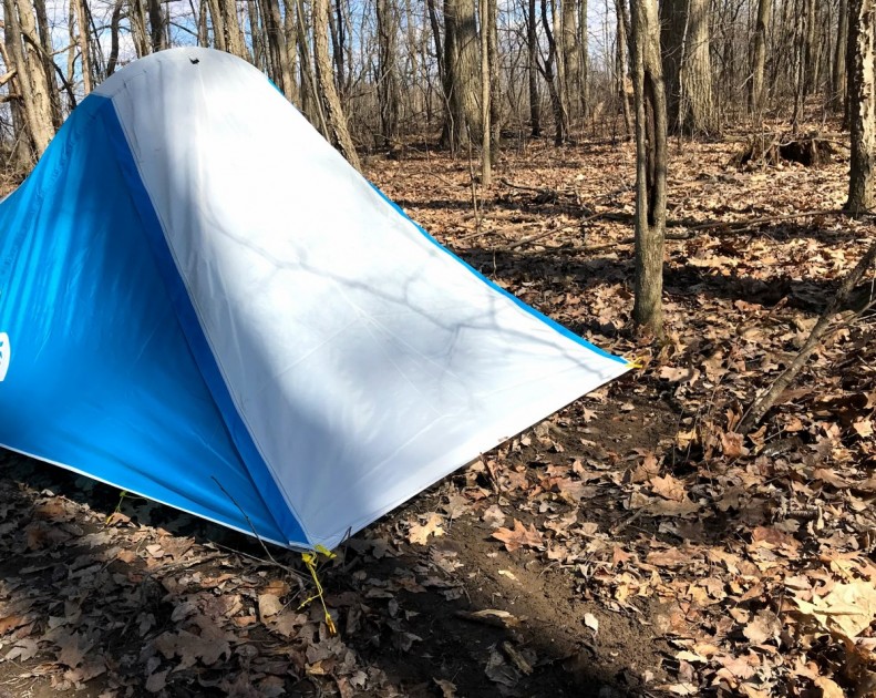 sierra designs clip flashlight 2 - we like that the vestibule runs low to the ground for weather...