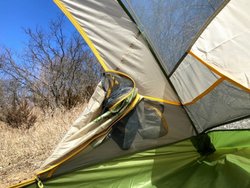 mountainsmith morrison evo 2 - the door can stow away in one of the side pockets, which can also be...