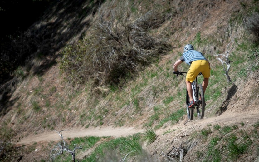 whyte s-120 carbon r - this bike shreds fast and smooth trails.