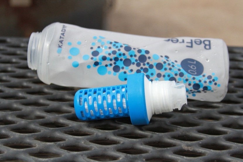 katadyn befree 0.6l - a look at the profile and size of the lightweight and effective...