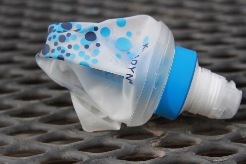the shorter profile of the filter allows this bottle to collapse to...