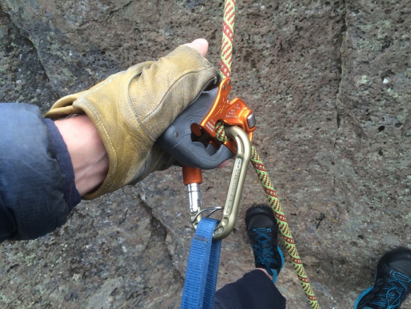 climbing technology clickup +. - to either lower or rappel with the clickup+, the rope will be locked...