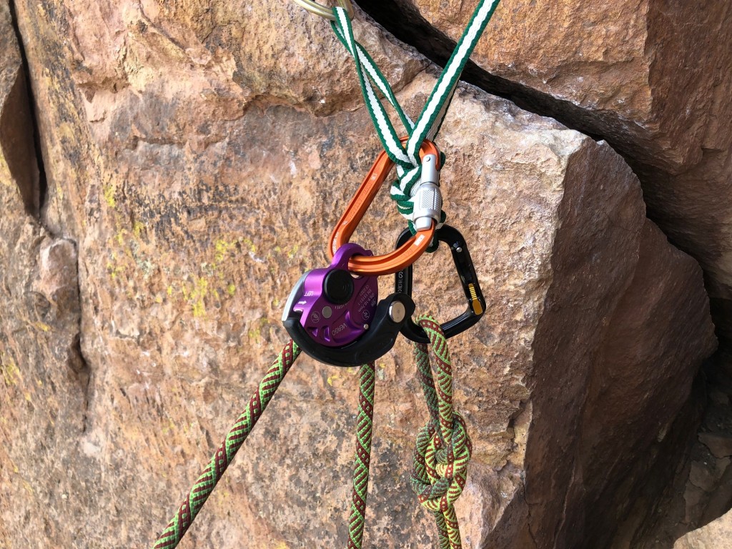 trango vergo - this device can be used to belay a second climber directly off the...