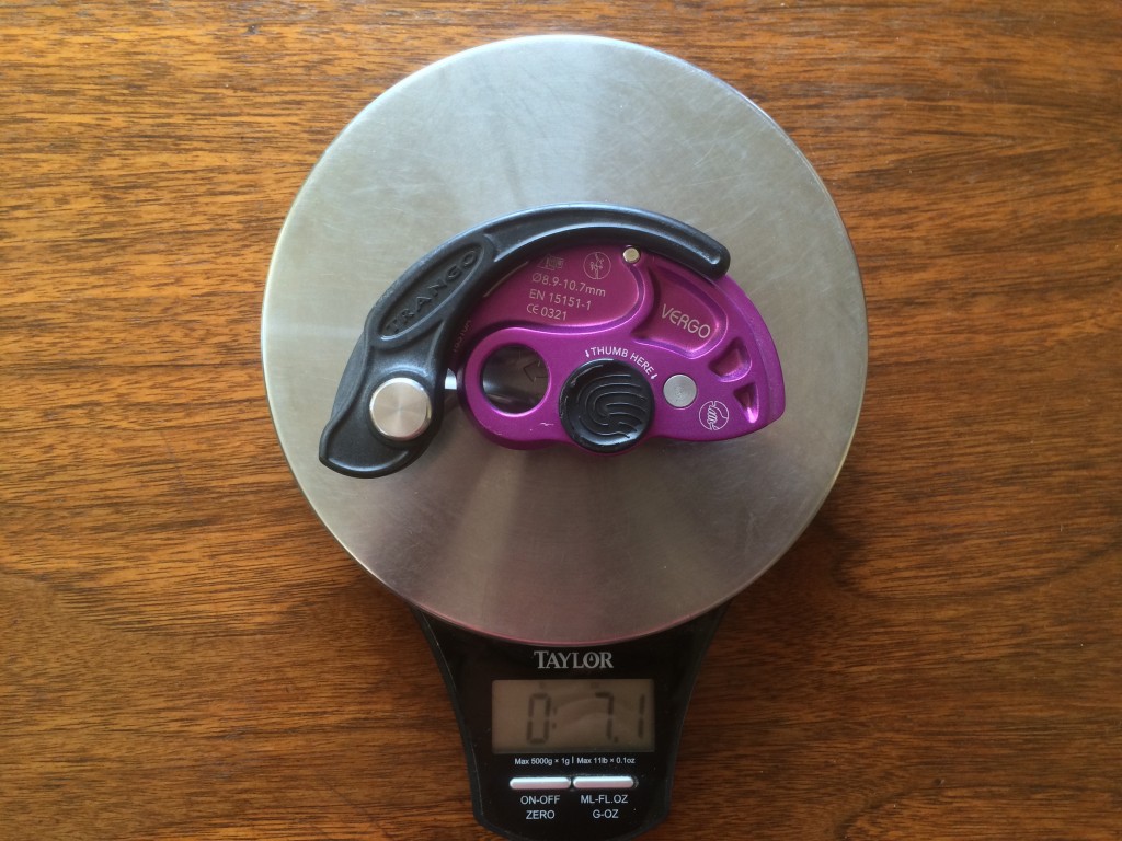 trango vergo - the vergo is not super light considering its smallish size, weighing...