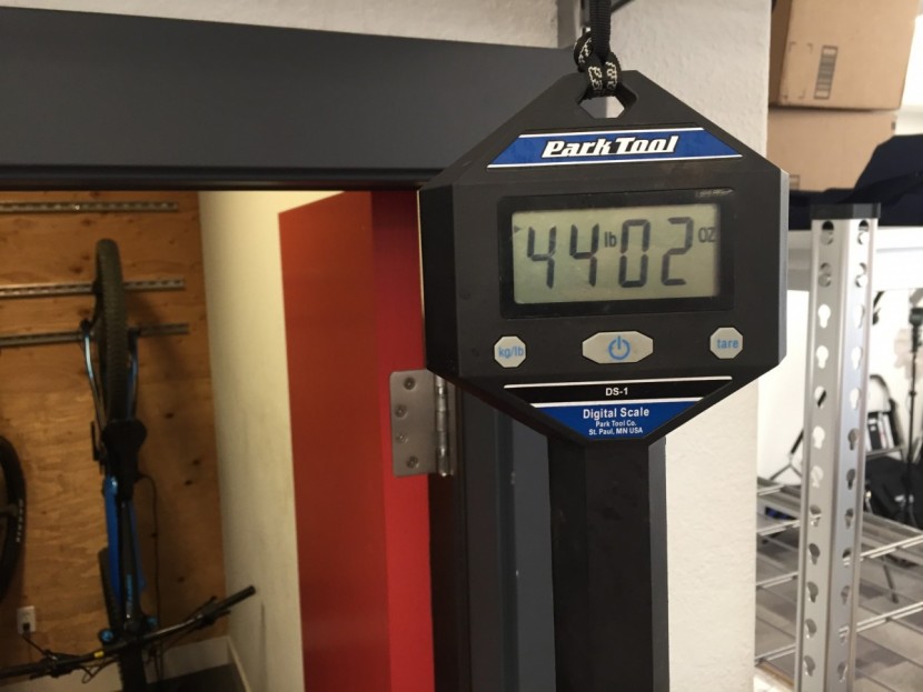 rockymounts monorail - 44lbs and 2oz, right about average for weight, and this includes the...