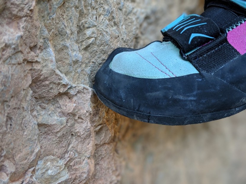 scarpa vapor v for women - it took some getting used to for us to trust the scarpa vapor v on...