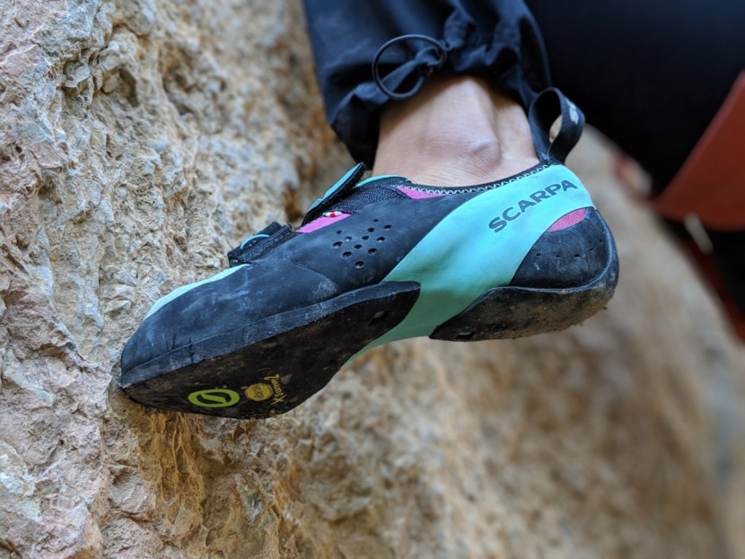 scarpa vapor v for women - the vapor v&#039;s soles didn&#039;t provide the best sensitivity, which was...