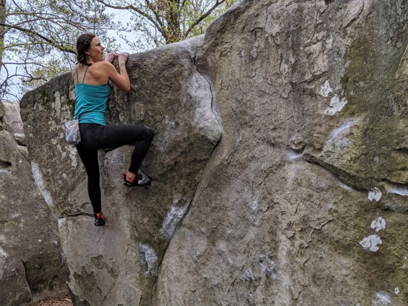 five ten asym for women - yet another lip encounter in fontainbleau. the asym's were a good...