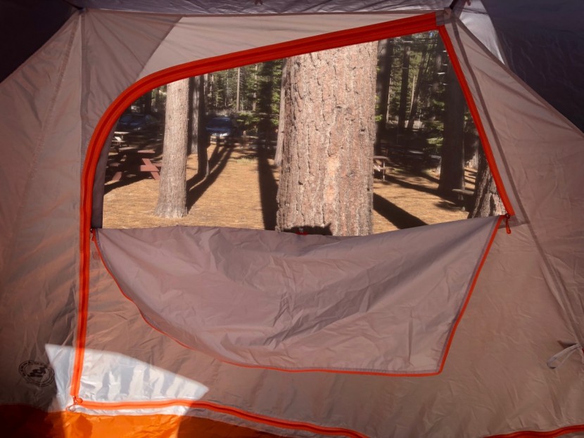 big agnes titan 6 mtnglo - windows on the titan mtnglo are adequate, but make you wonder why...