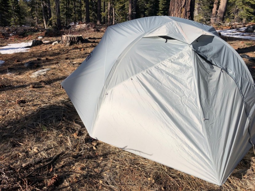 rei co-op half dome 4 plus - dual vents, or star trek space cruiser, you decide.