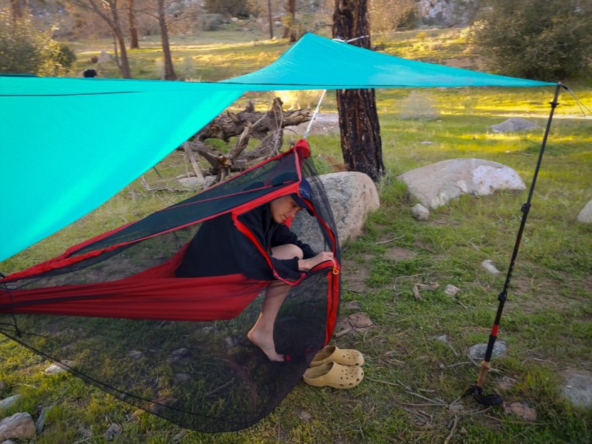 sea to summit pro double - stepping on a delicate bug net like this one is bound to quickly...