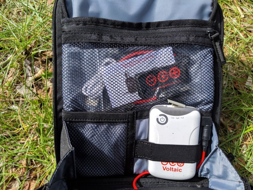 voltaic fuse 6w - though the fuse comes with tons of storage, the battery pack only...