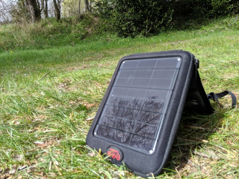 voltaic fuse 6w - the fuse is easy to prop up; we were always able to get this panel...