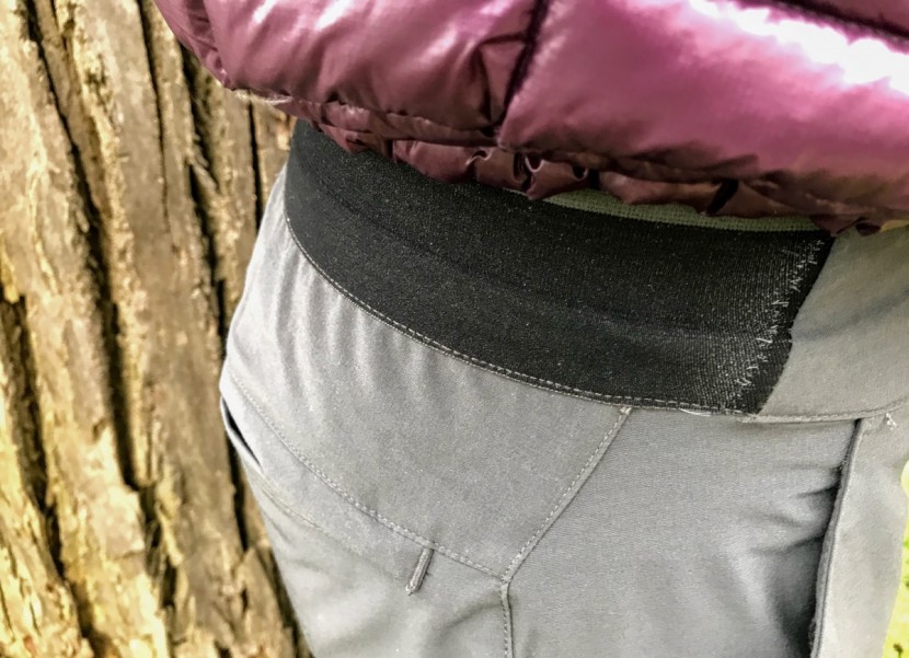 the north face paramount active - the black elastic on the back half of the waist means these pants...