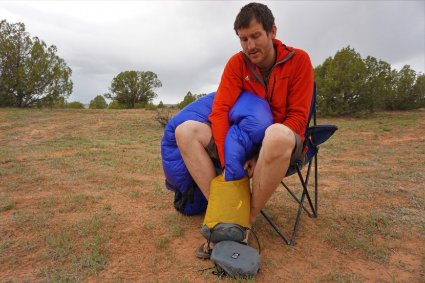 backpacking sleeping bag - we stuffed all the sleeping bags we tested, including this western...
