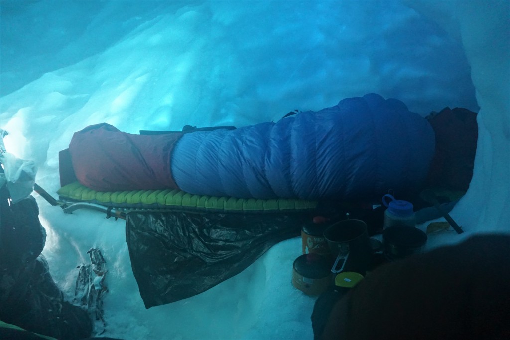 backpacking sleeping bag - it can be hard to keep your sleeping bag dry in any shelter...