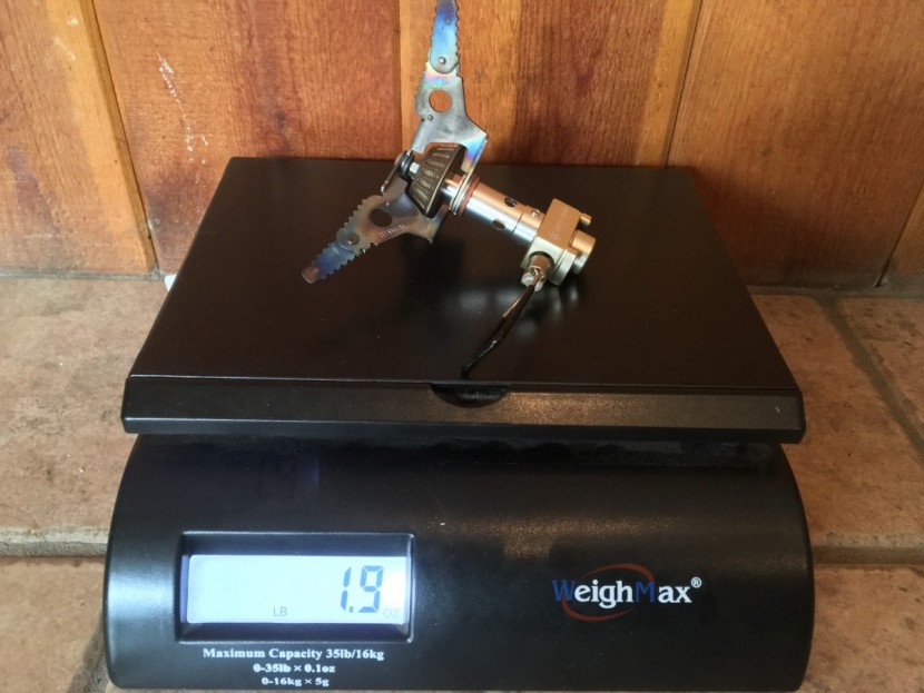 snow peak litemax - the litemax weighing in.
