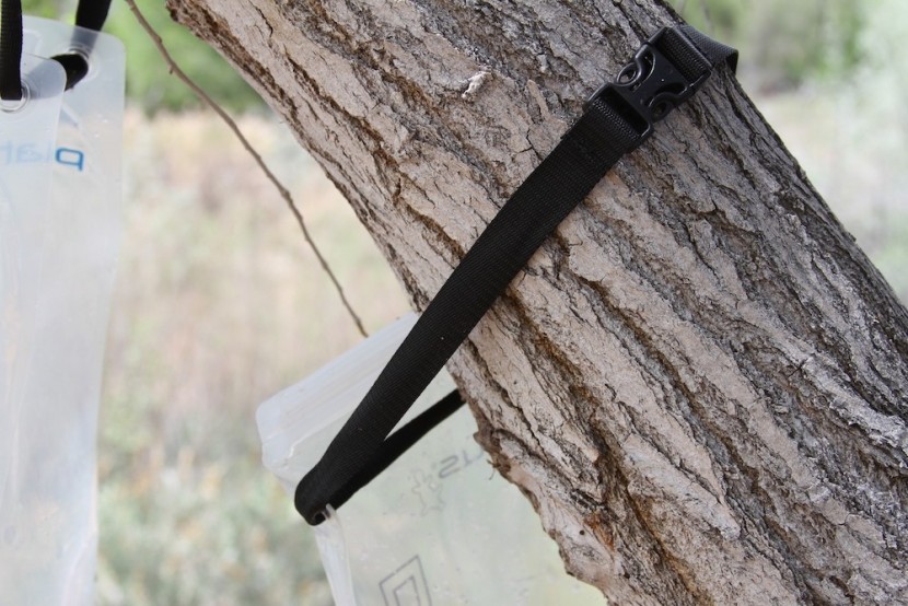 platypus gravityworks - find a tree branch or the like to suspend the bags from.