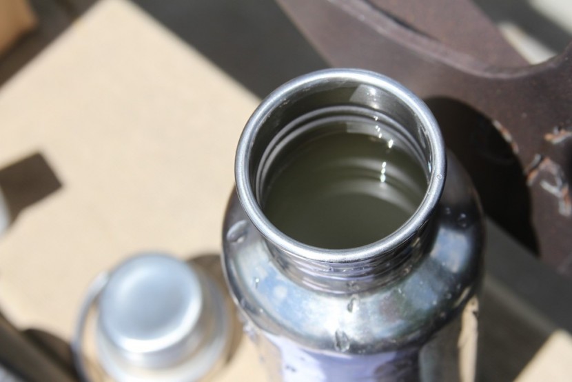 msr aquatabs - here we see some turbid water with some particulate matter. while...