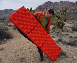 There are two straps on the underside of the Hyperion for attaching...