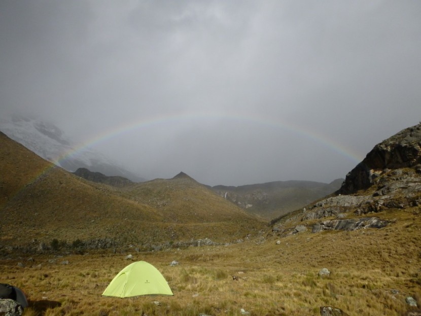 platypus gravityworks - we spot a rainbow after a big storm. here we backpack into the...