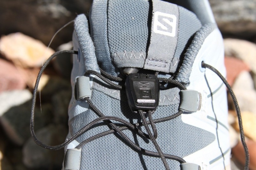 salomon speedcross 5 for women - lace-up with this one-pull system. the cinch fits into a nifty...