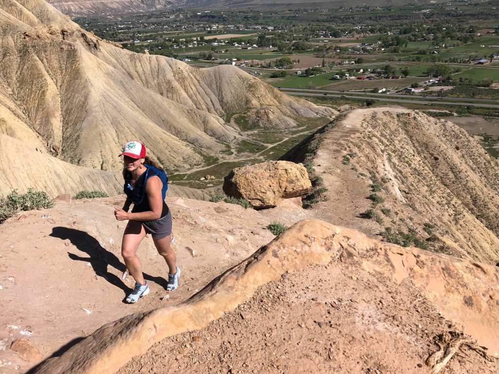 trail running shoes womens - here we hike up a super steep trail that gains 2,000 feet in just...