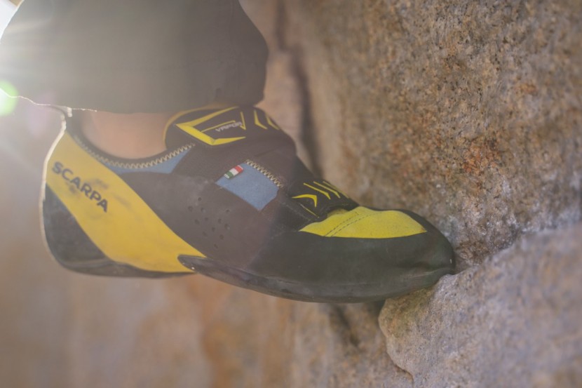scarpa vapor v - though not as sensitive as the sportiva kataki, these shoes provide...