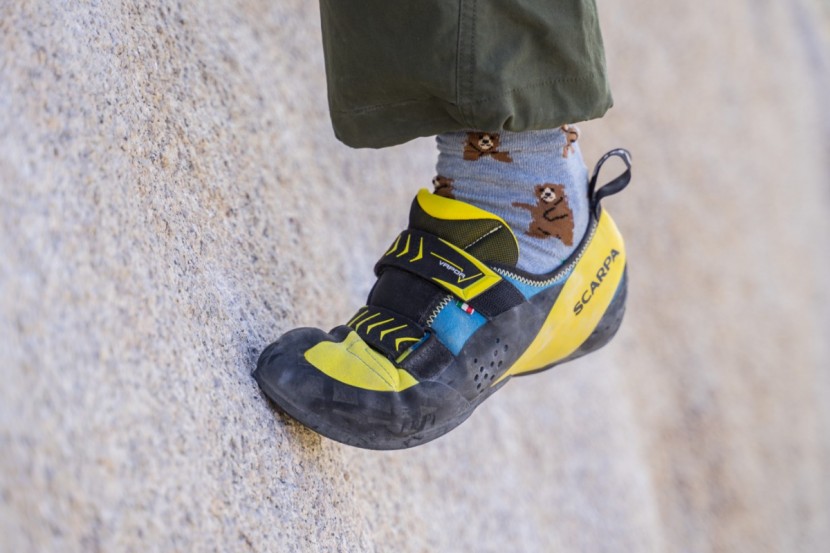scarpa vapor v - these shoes are ready for miles of holdless slab climbing once you...