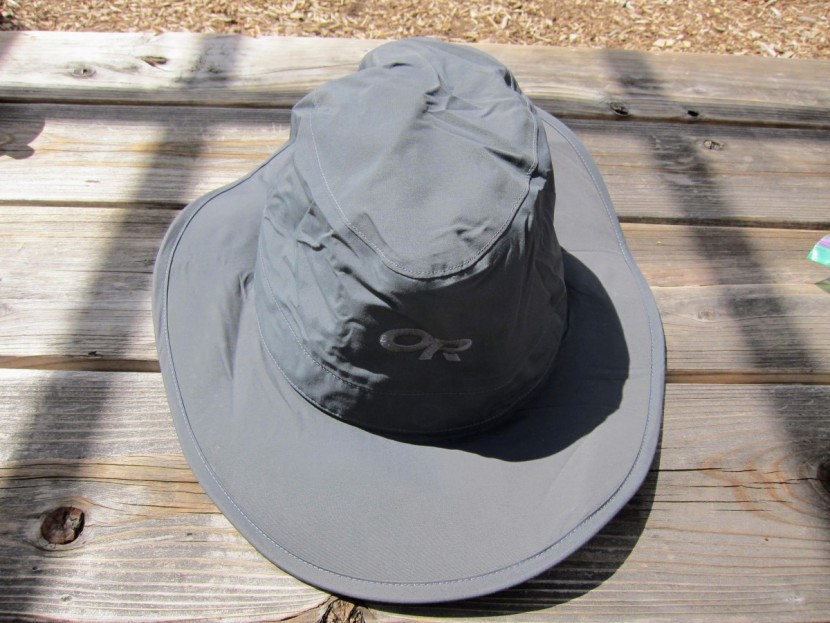 outdoor research ghost rain - after our crush test, the ghost was mashed. this is not a packable...