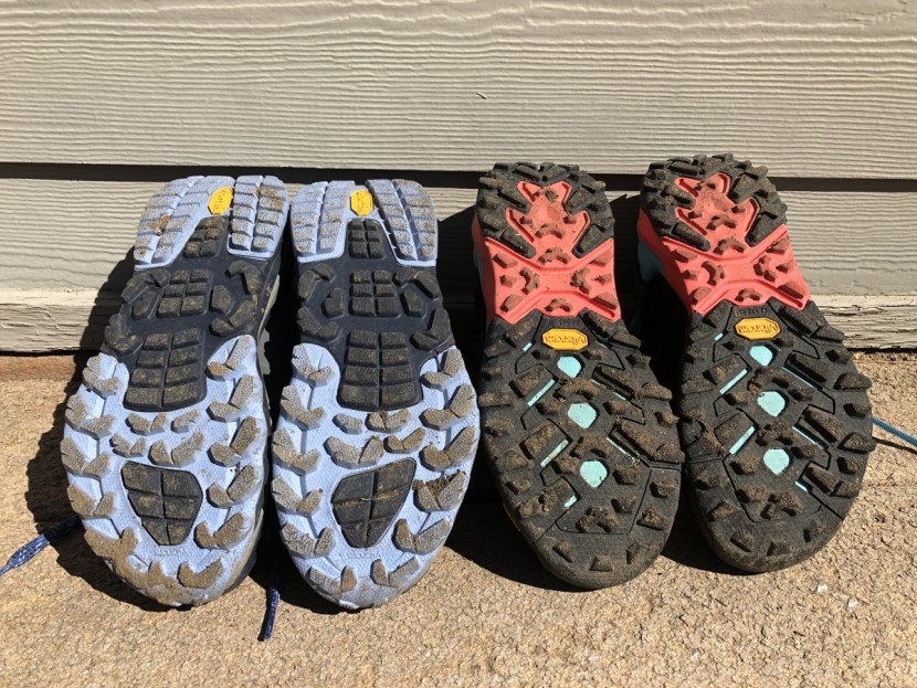hoka tor summit wp for women - the sky arkali's multi-directional lugs (right) had noticeably...