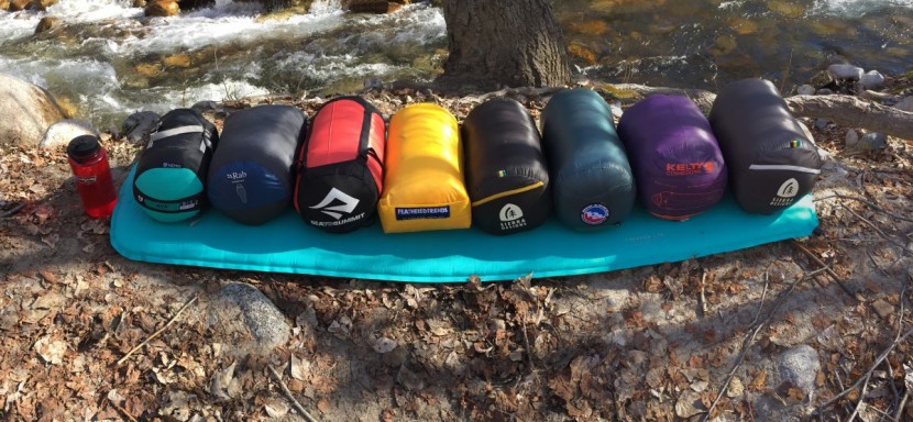 sleeping bag womens - packed size is important. models that came with compression sacks...