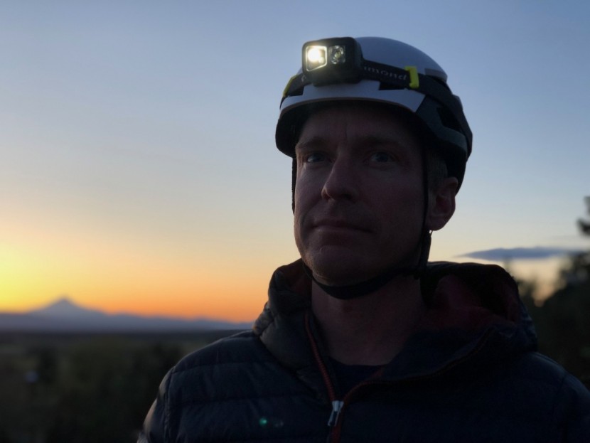 mammut wall rider mips - the yellow headlamp clips shown in this photo are effective at...