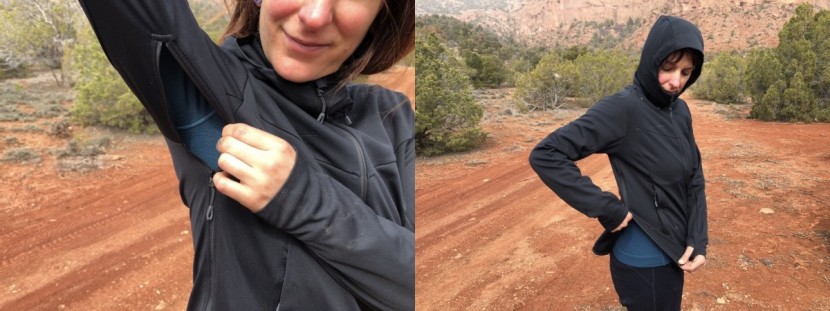 mammut ultimate v for women - start at the top or the bottom, open up a lot or little -...